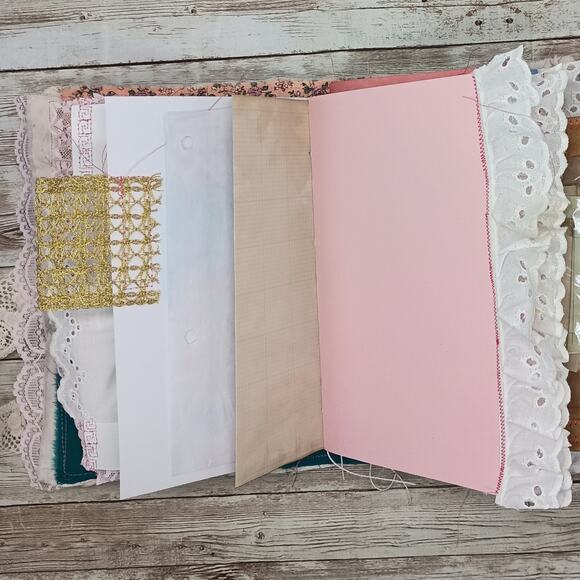 Pink Embellished Junk Journal: Flowers, Birds and Butterflies (Wish) - Picture 9 of 16